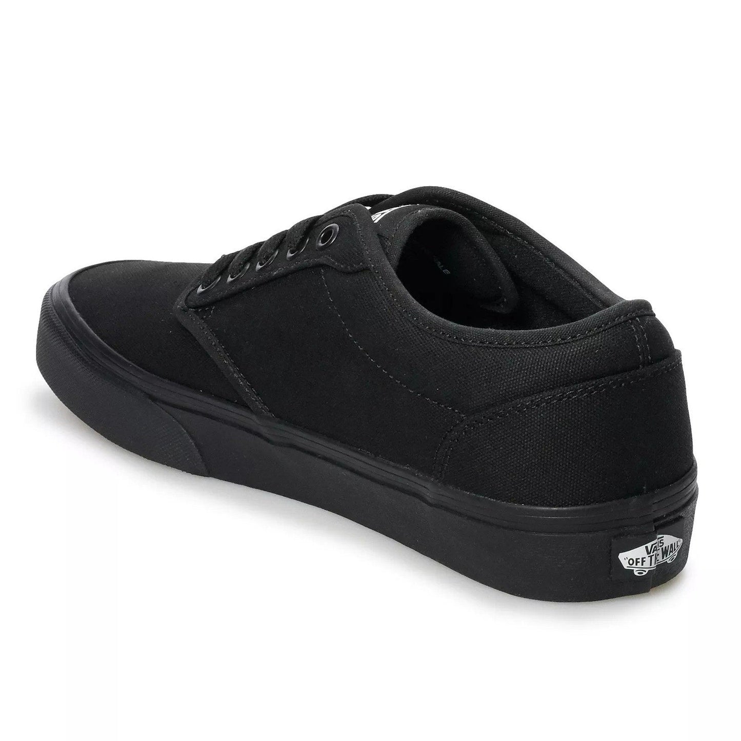 Vans Atwood Black Canvas Men's Skate Shoes - size 8 M VANS