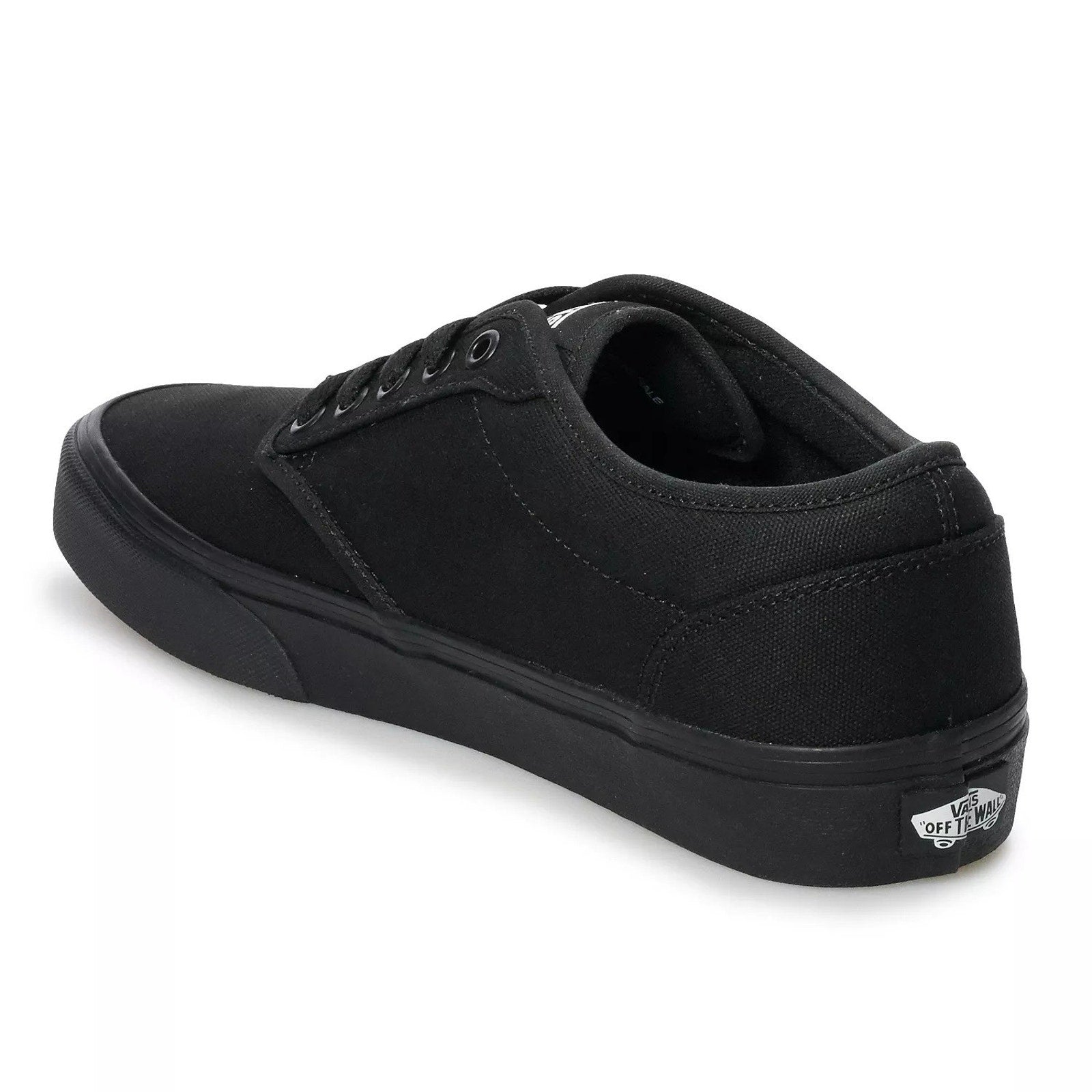 Vans Atwood Black Canvas Men's Skate Shoes - size 8 M VANS