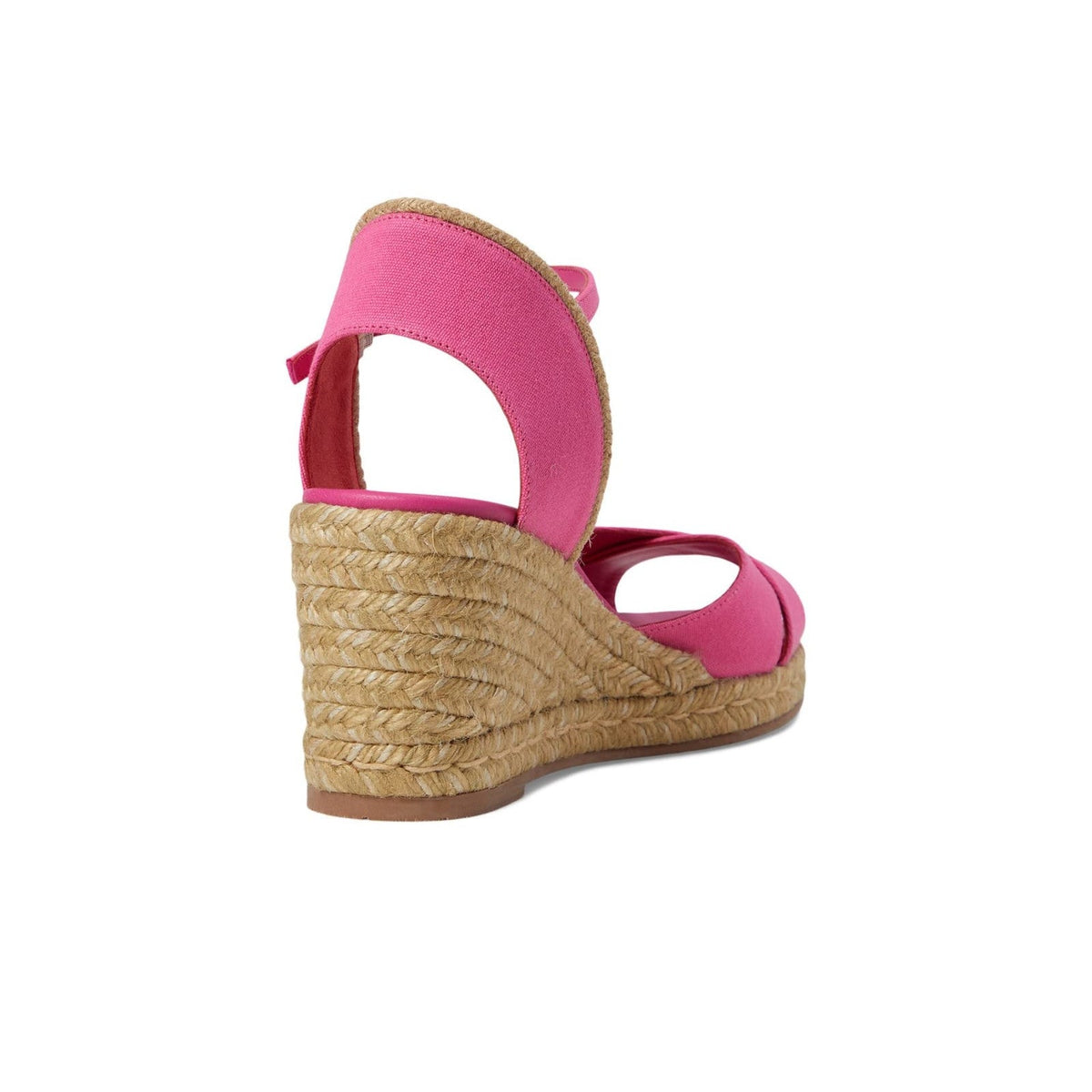 Stuart Weitzman Mirela II Espadrille Wedge Fuchsia/Natural 9.5 B