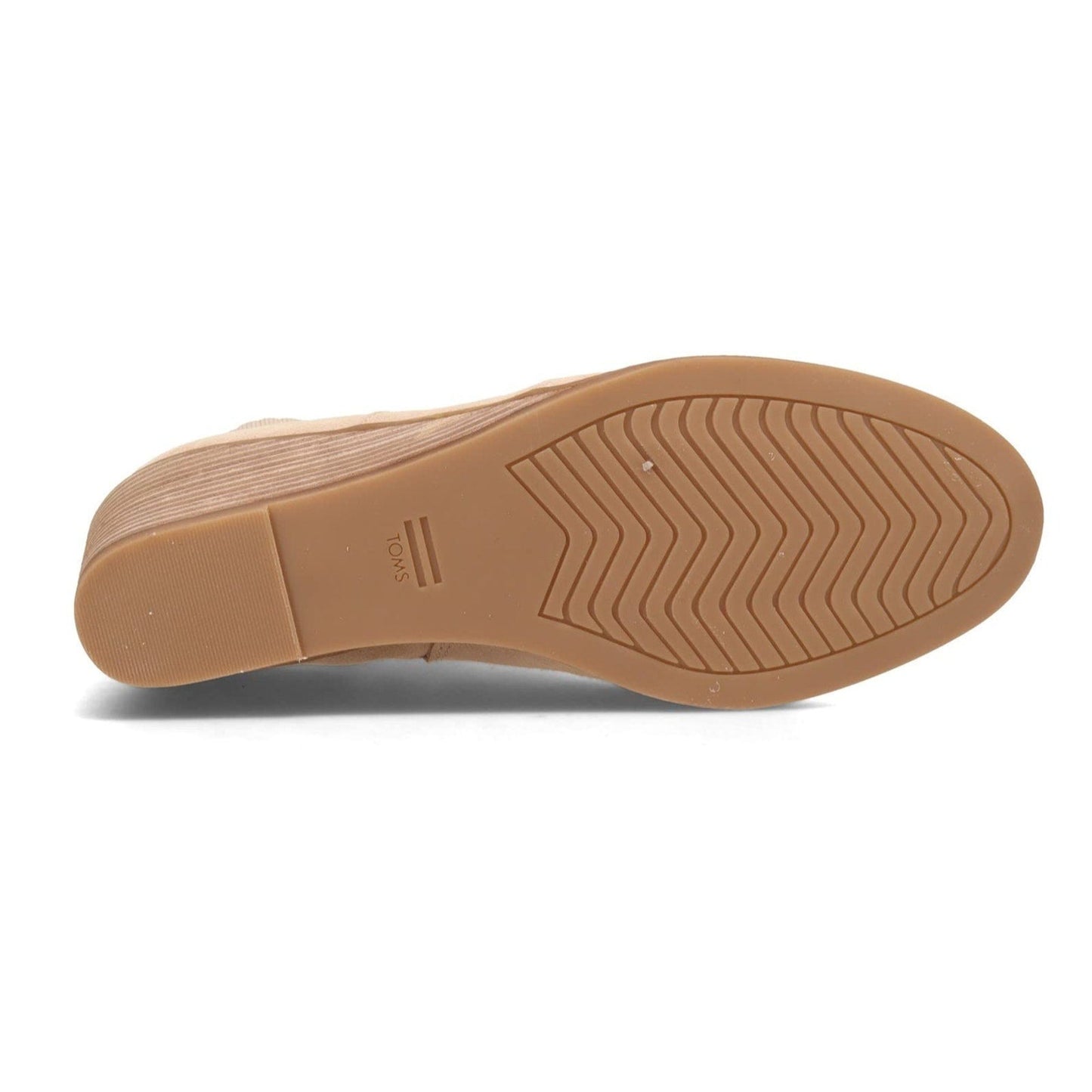 TOMS Women's Sadie Ankle Wedge Suede Booties Sand Suede Size 11 NEW TOMS