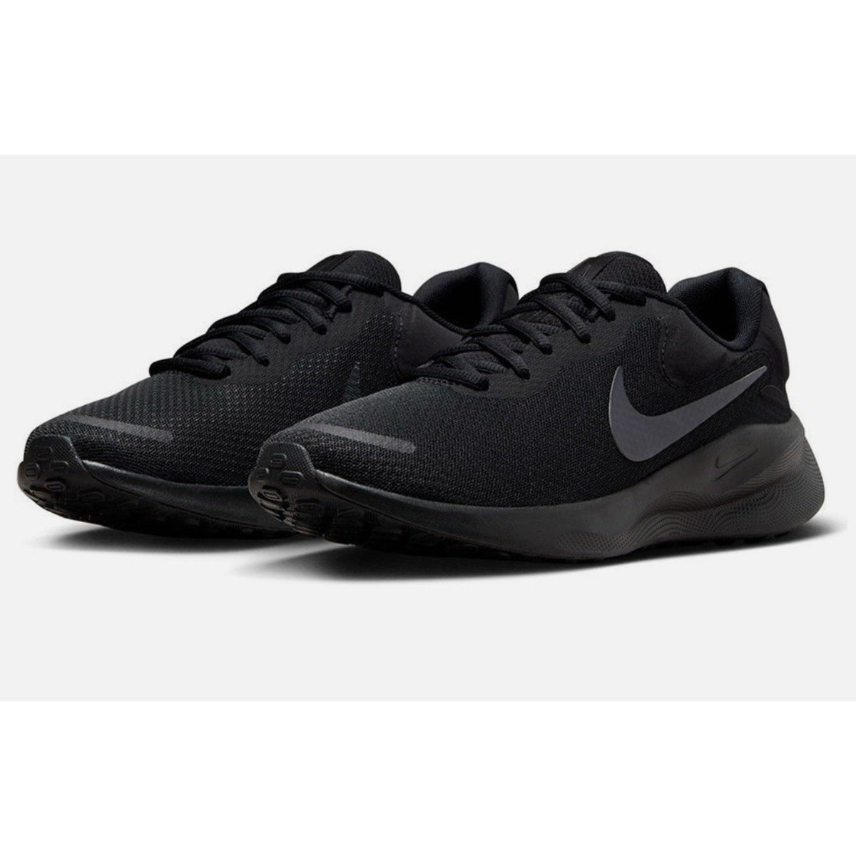 Nike Revolution 7 Men's Road Running Shoes Color: Black/Off Noir Size 12