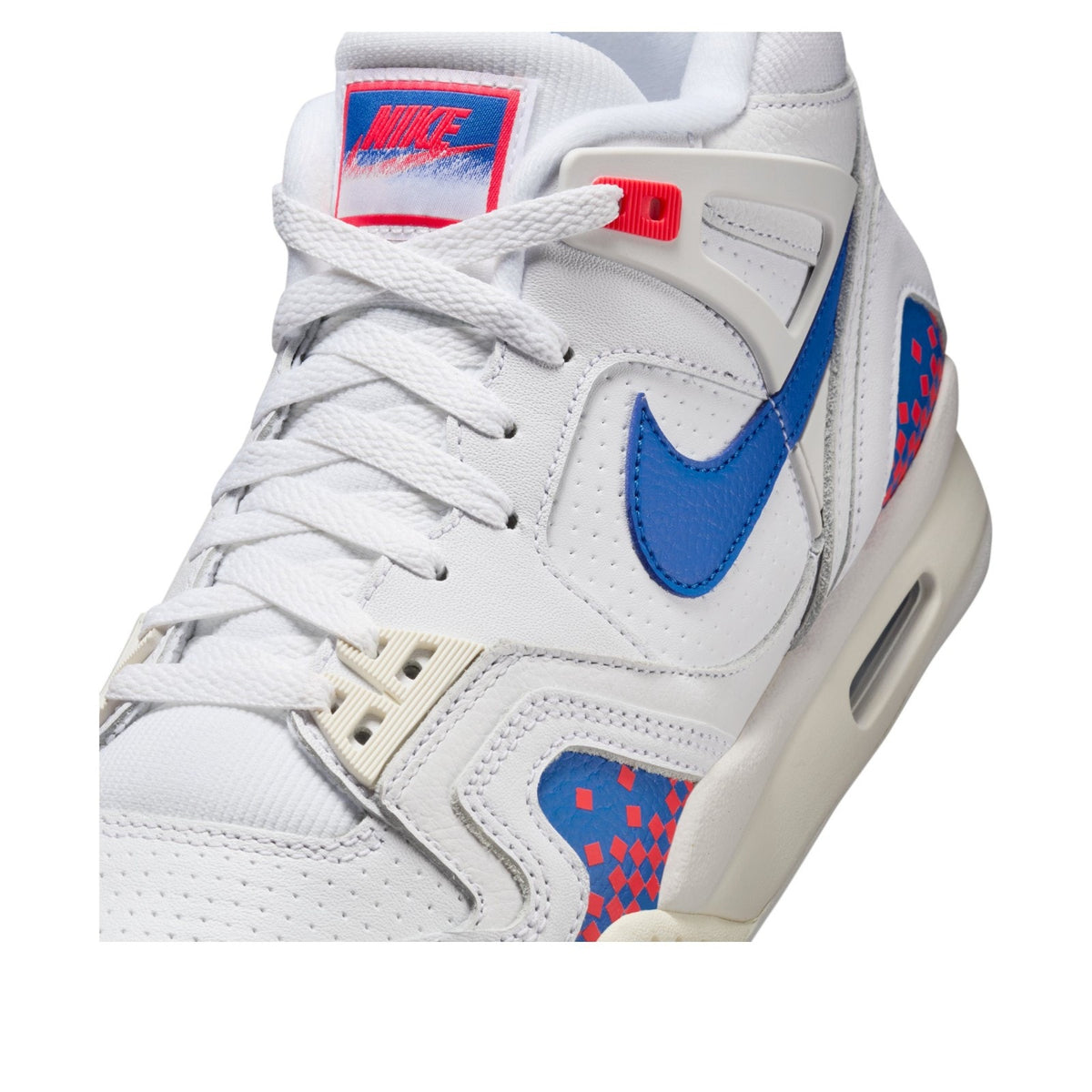 Nike Air Tech Challenge 2 Pixel Court Men's Shoes Crimson/Ivory/Blue Size 10.5