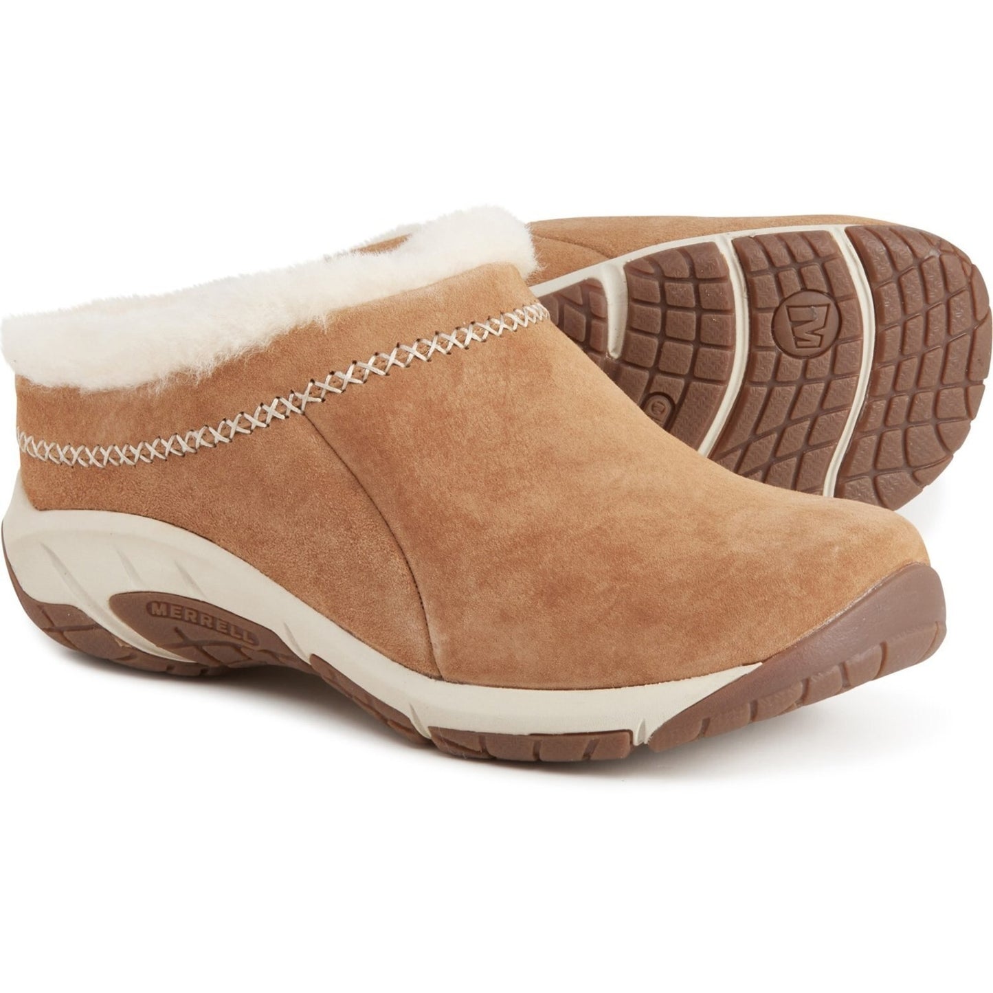 Merrell Women's Winter Slide Camel Winterized Slip-Ons Size 8