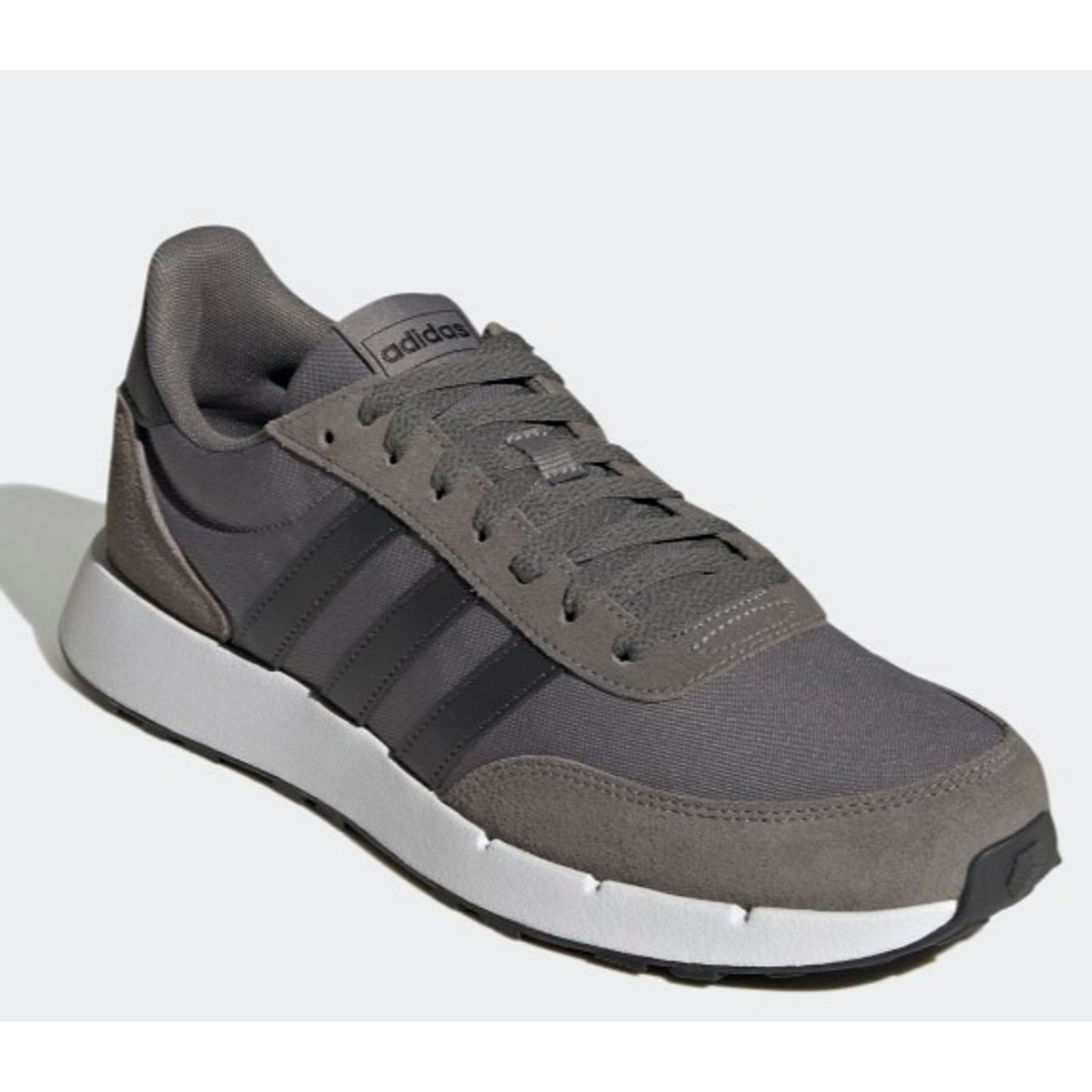 adidas Run 60s 2.0 Shoes Mens 11.5 Grey Four Carbon Running Sneaker GX1740 NEW
