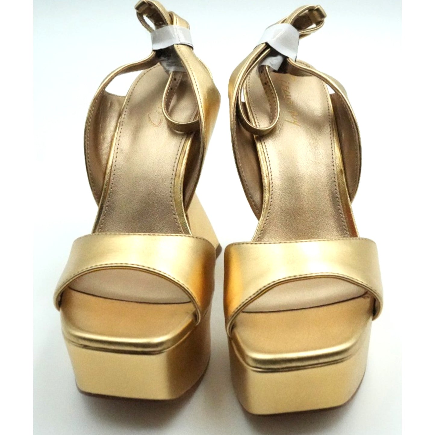 Circus NY by Sam Edelman Women's Alisa Gold Heeled Sandals Size 8.5 M