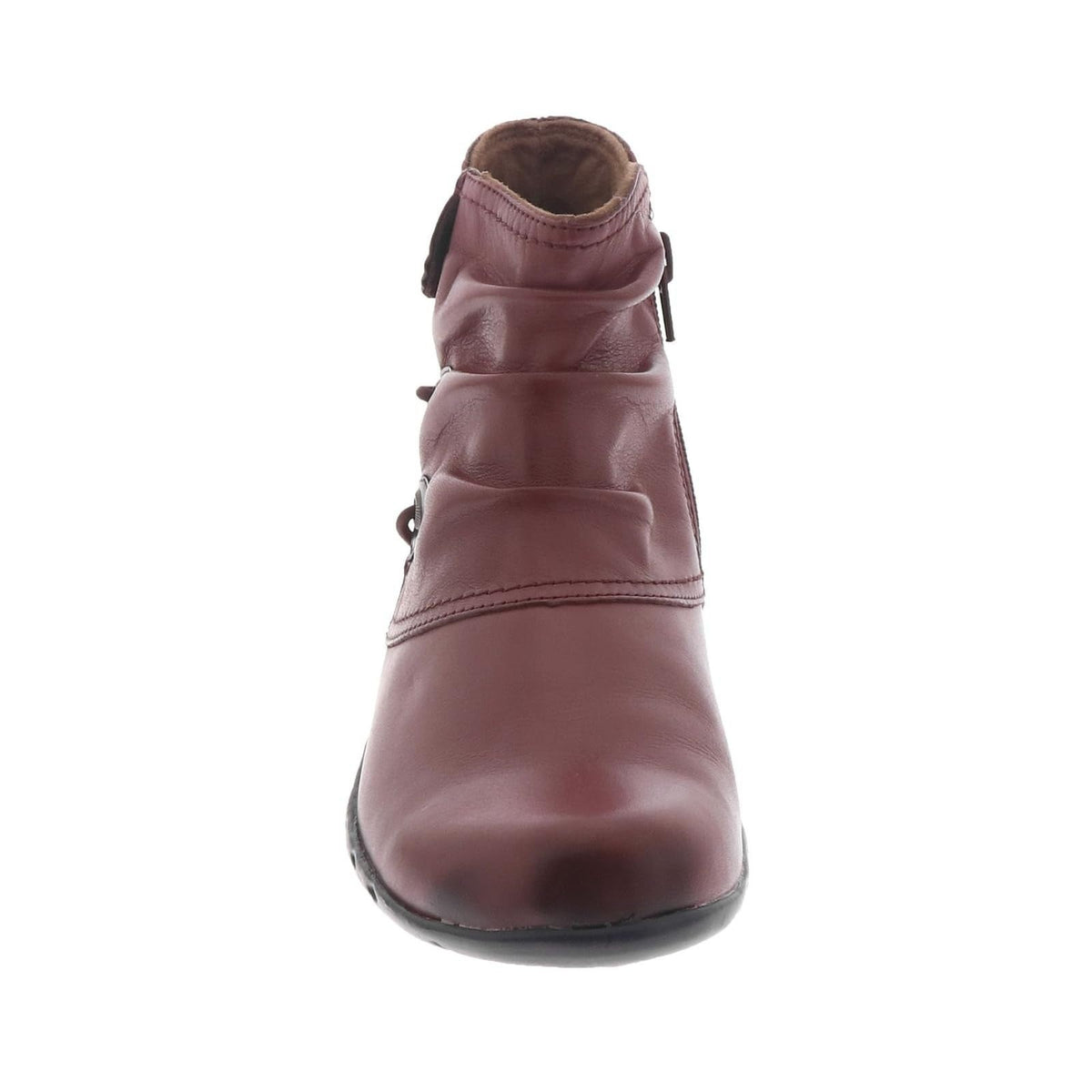 Cobb Hill Penfield Ruch Women's Ankle Boot Red Leather Size 9 M