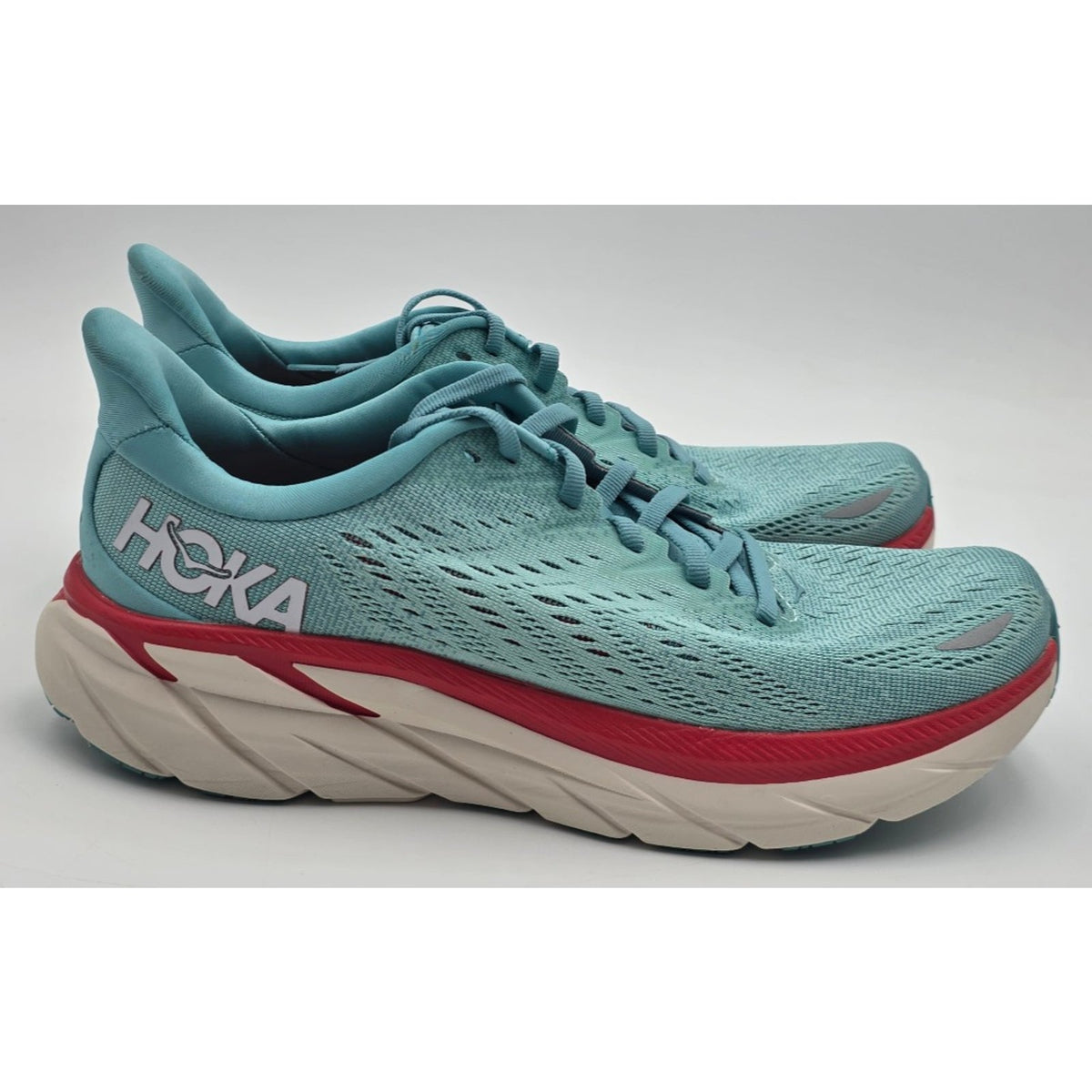 Hoka Clifton 8 Women's Running Shoes Teal Size 8.5B