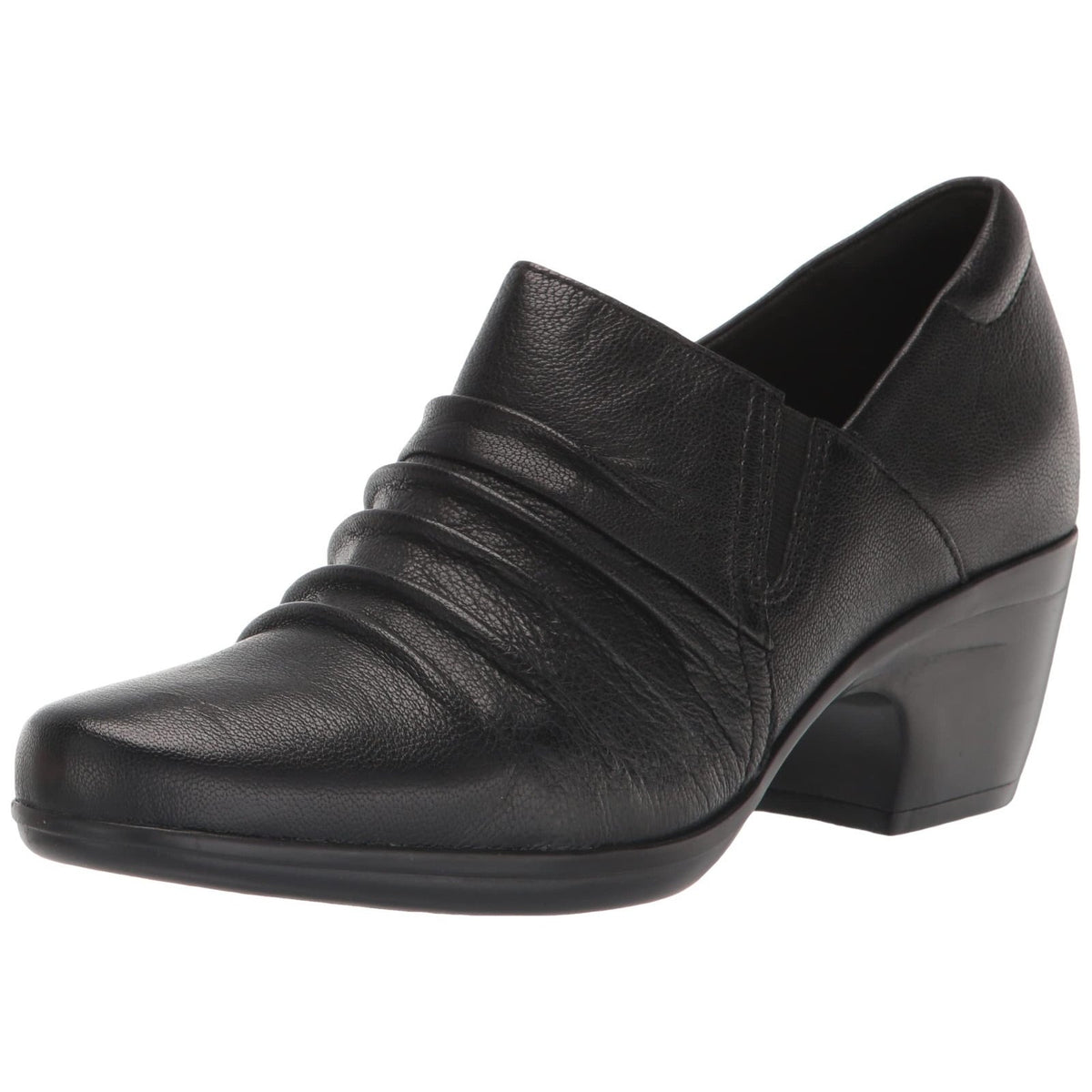 Clarks Emily Cove Women's Pump Black Leather Size 9