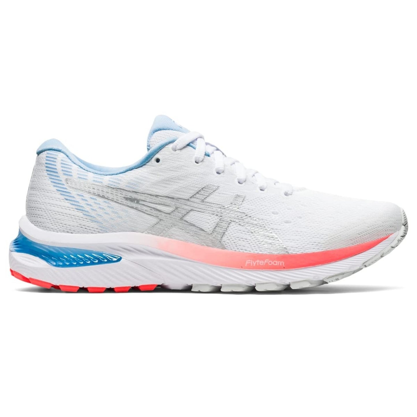 ASICS Gel-Cumulus 22 Women's running Shoes White/Pure Silver 9.5 M