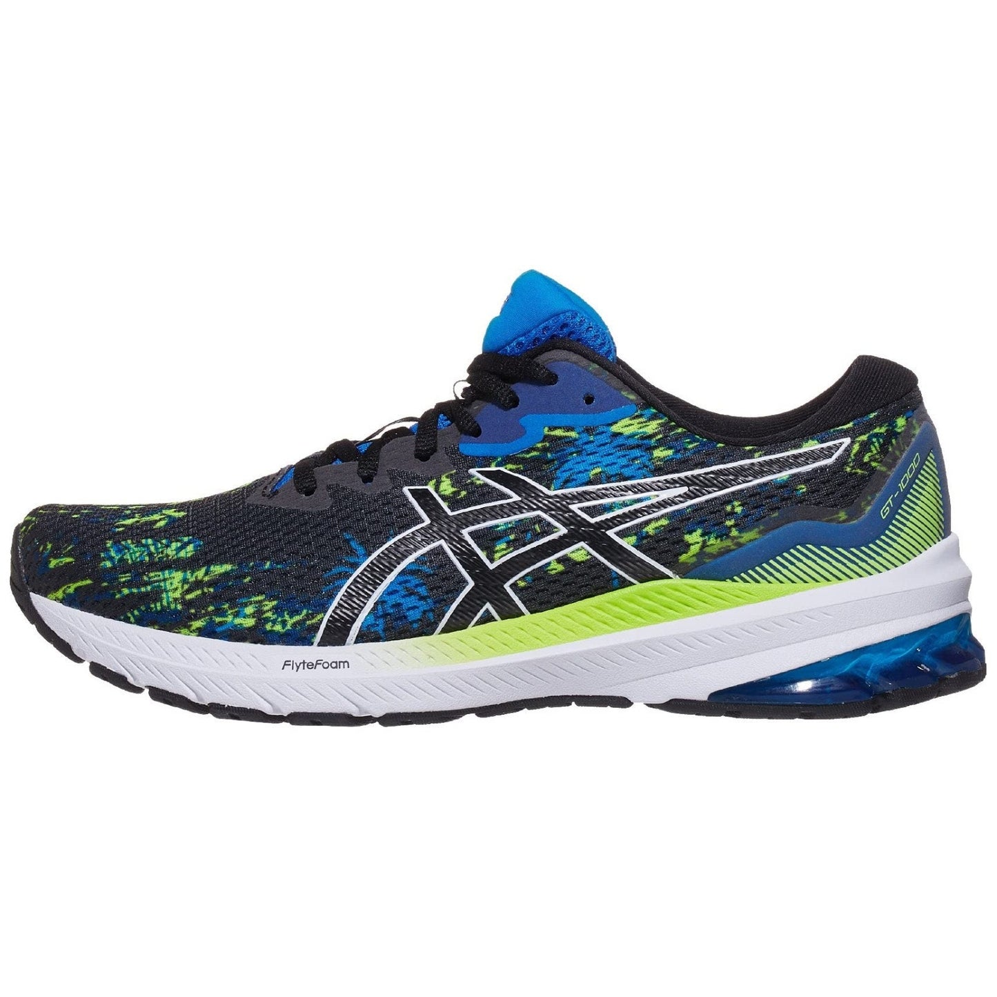 Asics GT-1000 11 Mens Running Shoes, Black/Electric Blue Size 11.5 M