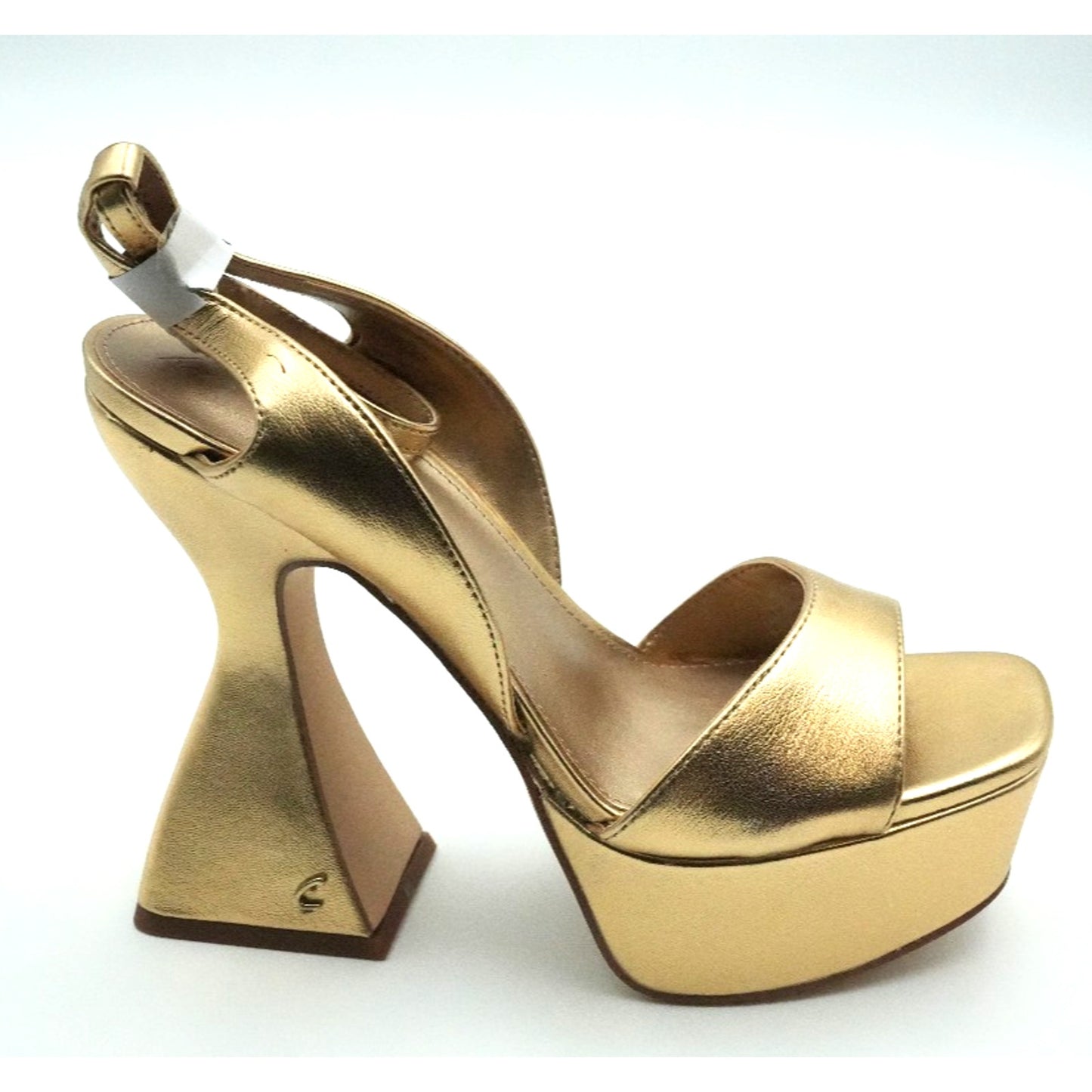 Circus NY by Sam Edelman Women's Alisa Gold Heeled Sandals Size 8.5 M