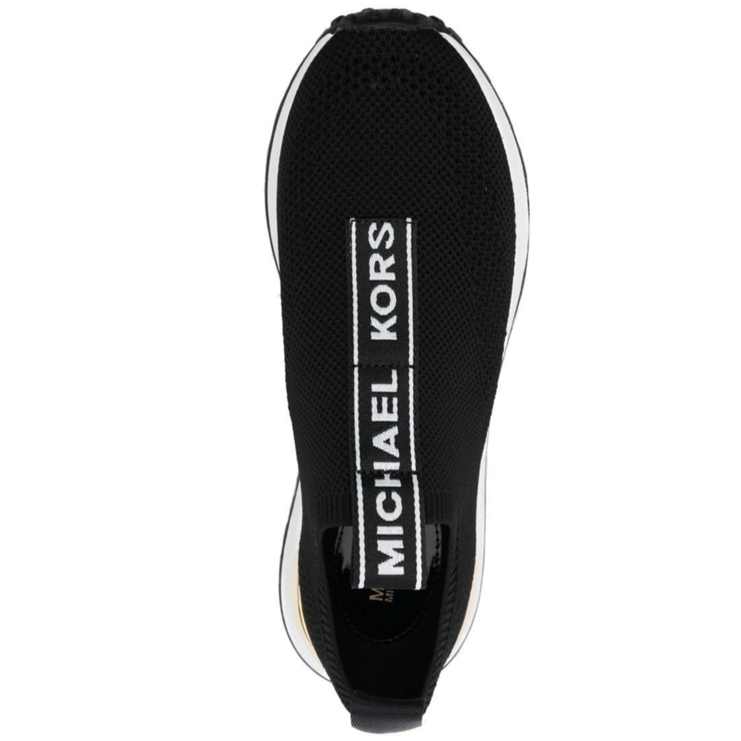 MICHAEL KORS women Bodie Knit Slip-On Sneaker stretched fabric Size 8.5 M