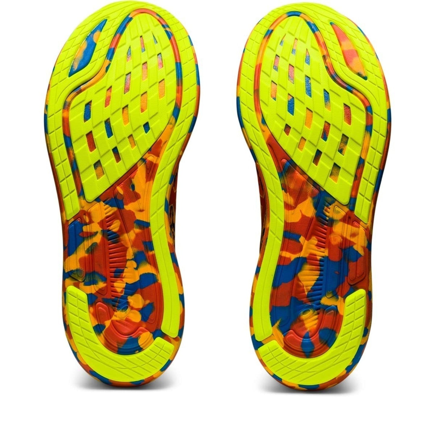 ASICS Noosa TRI 14 Men's Running Shoes Cherry Tomato Safety Yellow Size 9.5 M