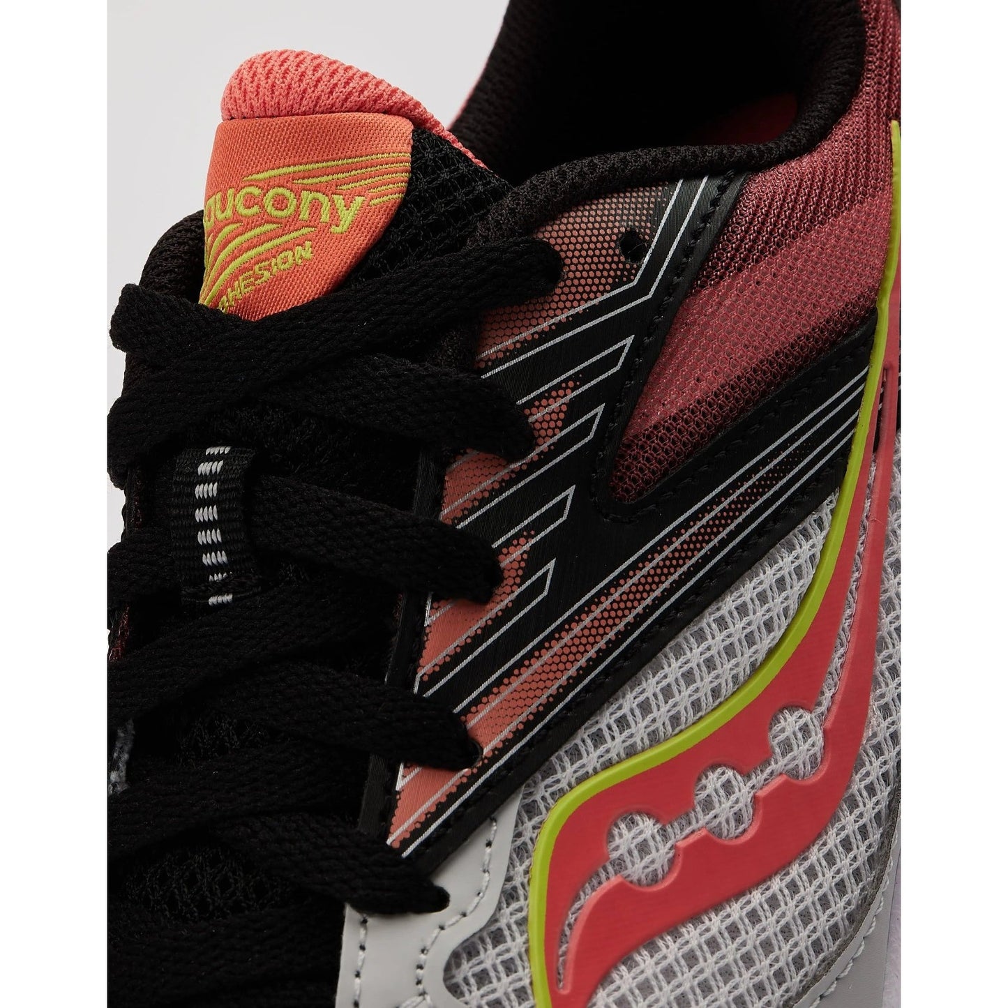 Saucony Cohension 15 Womens Shoes Size 7.5, Color: Fog/Sunstone Vert