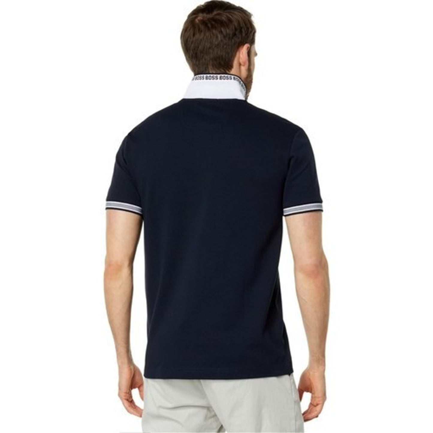 BOSS Paddy Cotton Polo Whale Dark Blue Medium