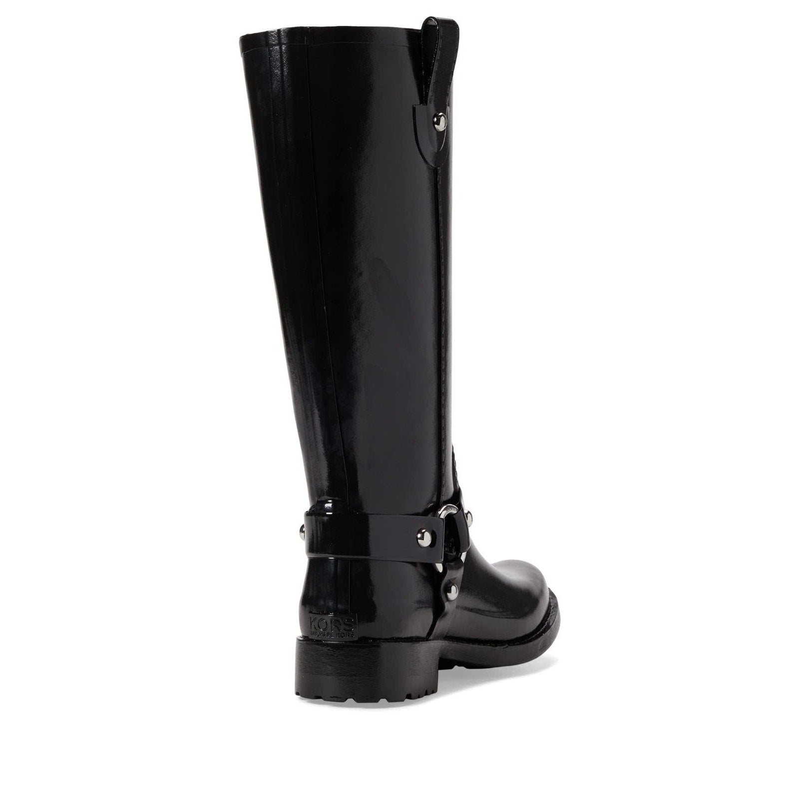 Michael Kors Women’s Stormy Rubber Knee Rain Boots 2" heel Size 8 M Michael Kors