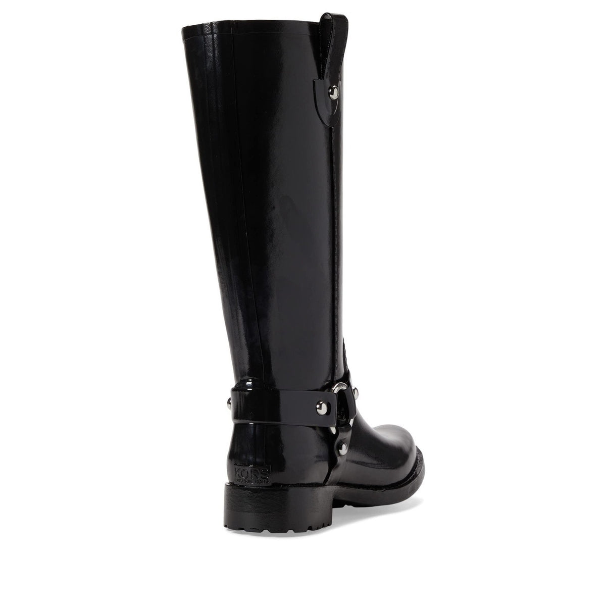 Michael Kors Women’s Stormy Rubber Knee Rain Boots 2" heel Size 8 M