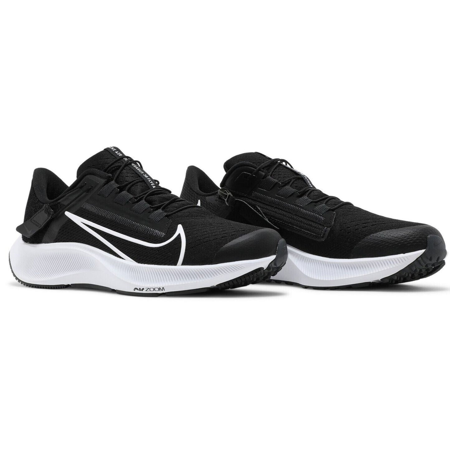 Nike Air Zoom Pegasus 38 FlyEase 'Black White' DA6698-001 Women's Shoes 7.5 B