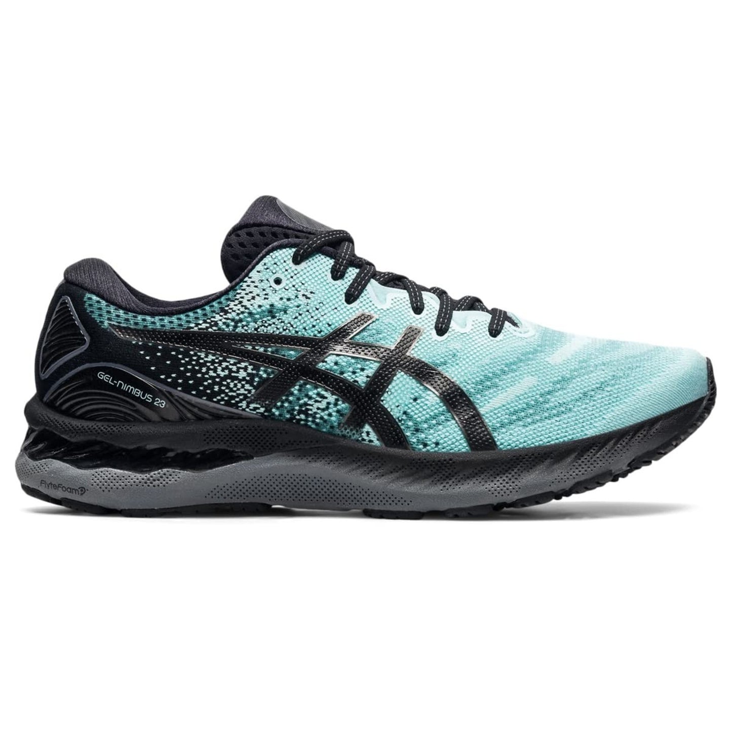 Asics Gel Nimbus 23 Mens Running Shoes Clear Blue/Gunmetal Size 13.5 M