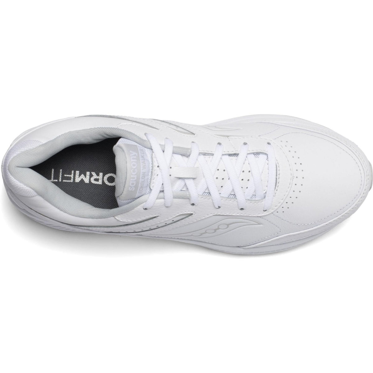 Saucony Echelon Walker 3 Men's Running Shoes Lace-up White Leather Size 8 M