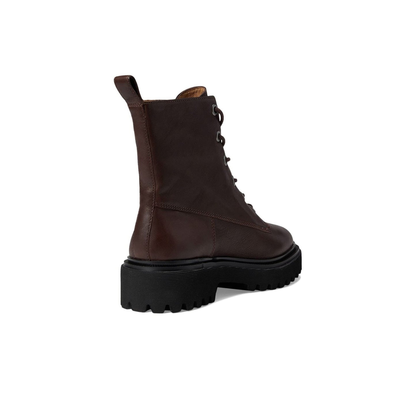 Madewell Rayna Lace-Up Leather Boots Women’s Size 8.5 M Dark Cabernet Brown