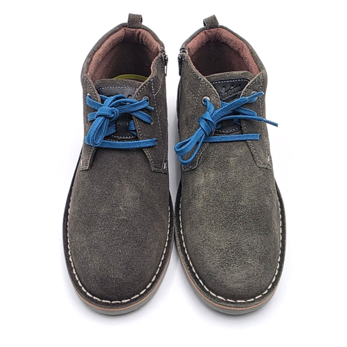 Florsheim Navigator Chukka Boys Casual Shoes Green Lace Up Size 7 M