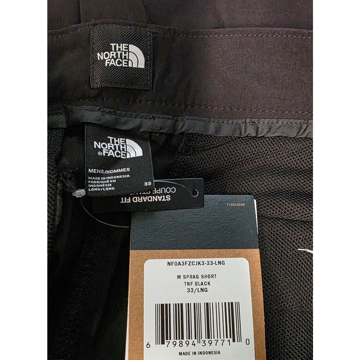 THE NORTH FACE Sprag Shorts Stretch Flash-Dry NWT Black 33/Long