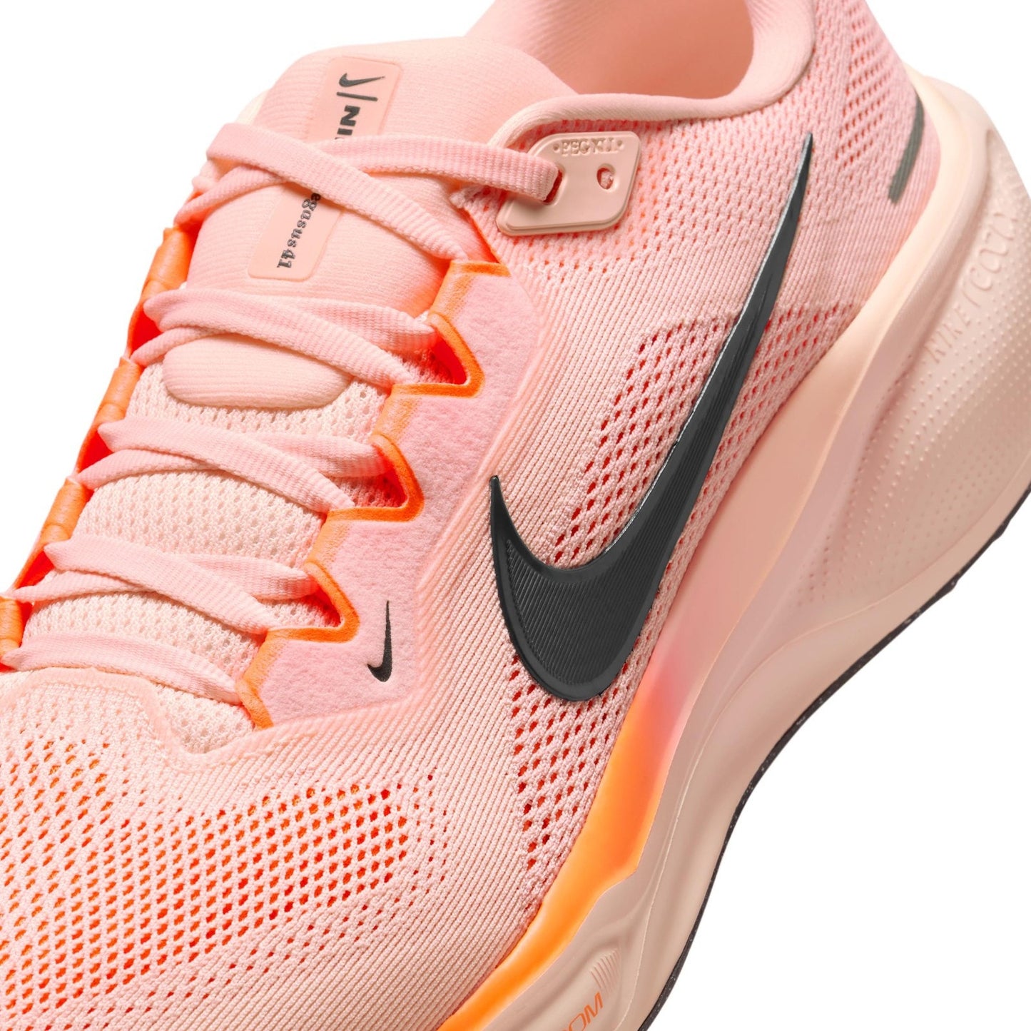 Nike Air Zoom Pegasus 41 Men's Road Running Shoes Crimson Orange Size 10.5 M