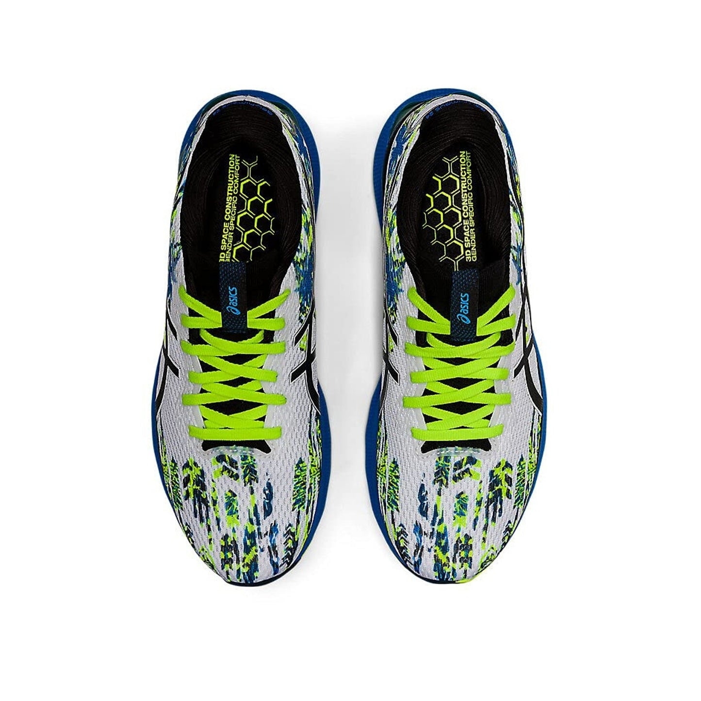 ASICS Gel Nimbus 24 Men's Running Shoes, White/Black Size 9 M