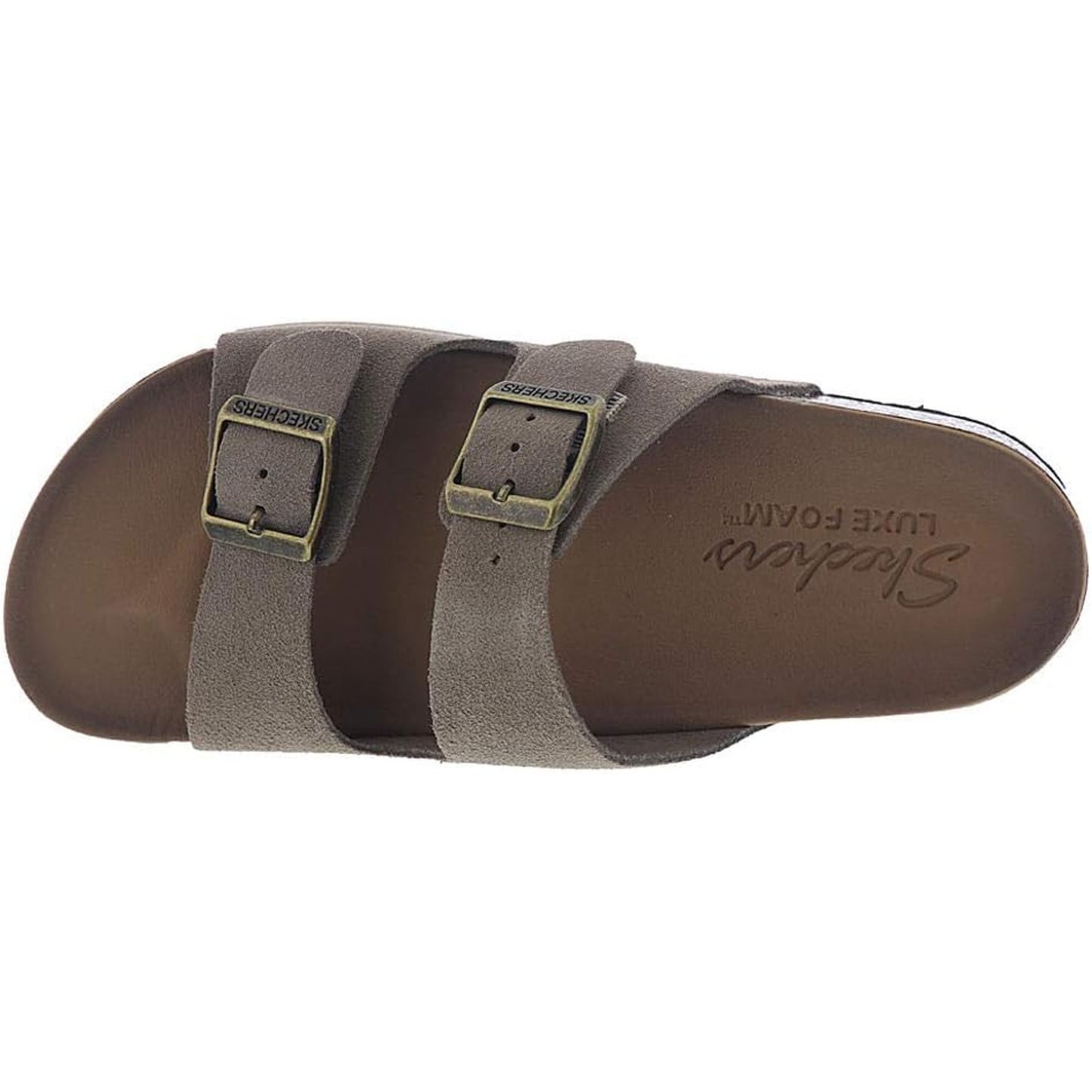 Skechers Luxe Foam Relaxed Fit Women's Sandals Taupe Granola Size 10 M