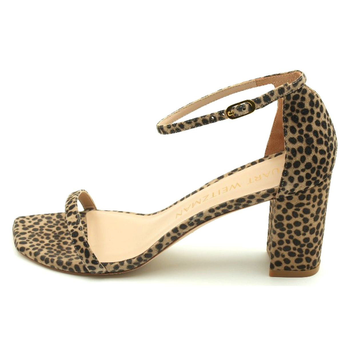 Stuart Weitzman Amelina Block sandal leopard print Size 9