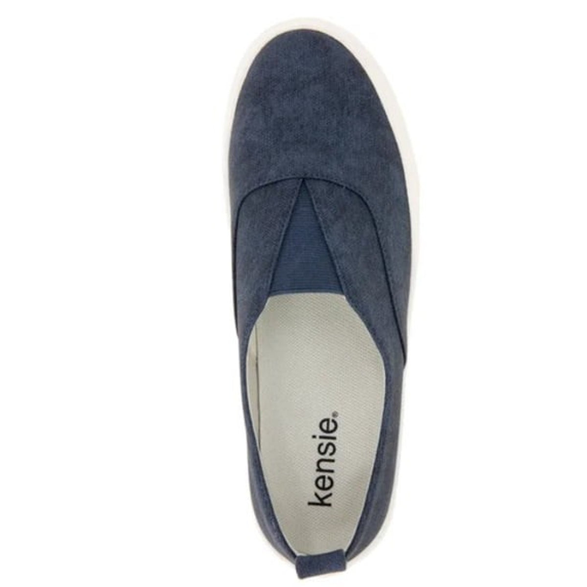 Kensie Salia Navy Blue Womens Shoes Slip On Fabric Size 6.5 M