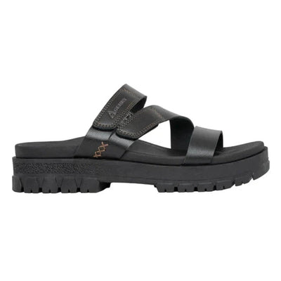 Gerry Choclo Womens Sandal Black Slip On Comfort Sandals Size 9