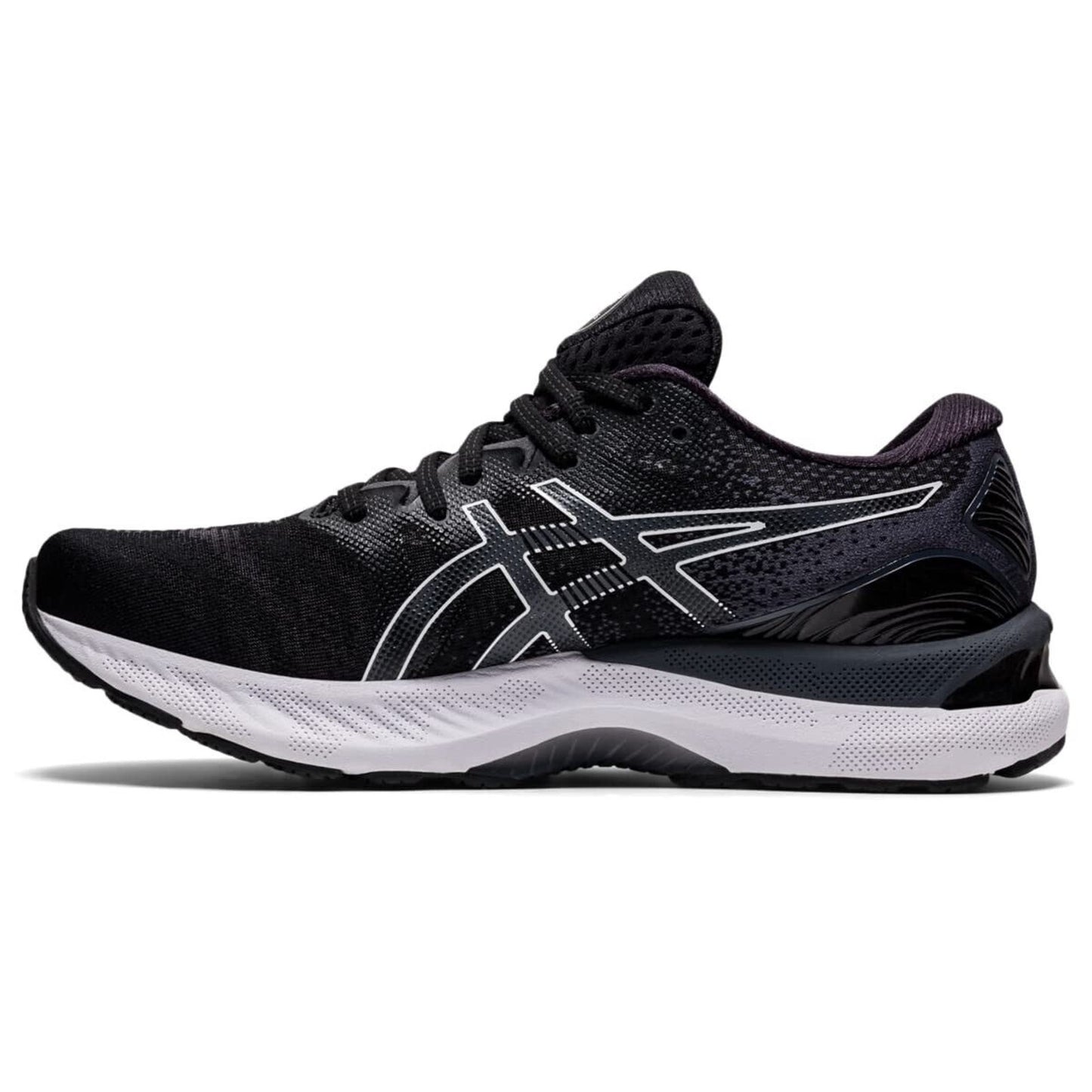 Asics Gel-Nimbus 23 running shoes for Men's Black/White 8 US Wide 2E