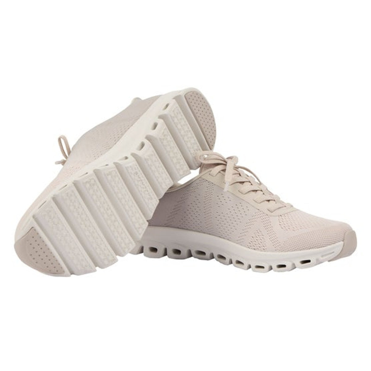 Skechers Womens Hands Free Swift Fit Tan Sneakers Mesh Size 9