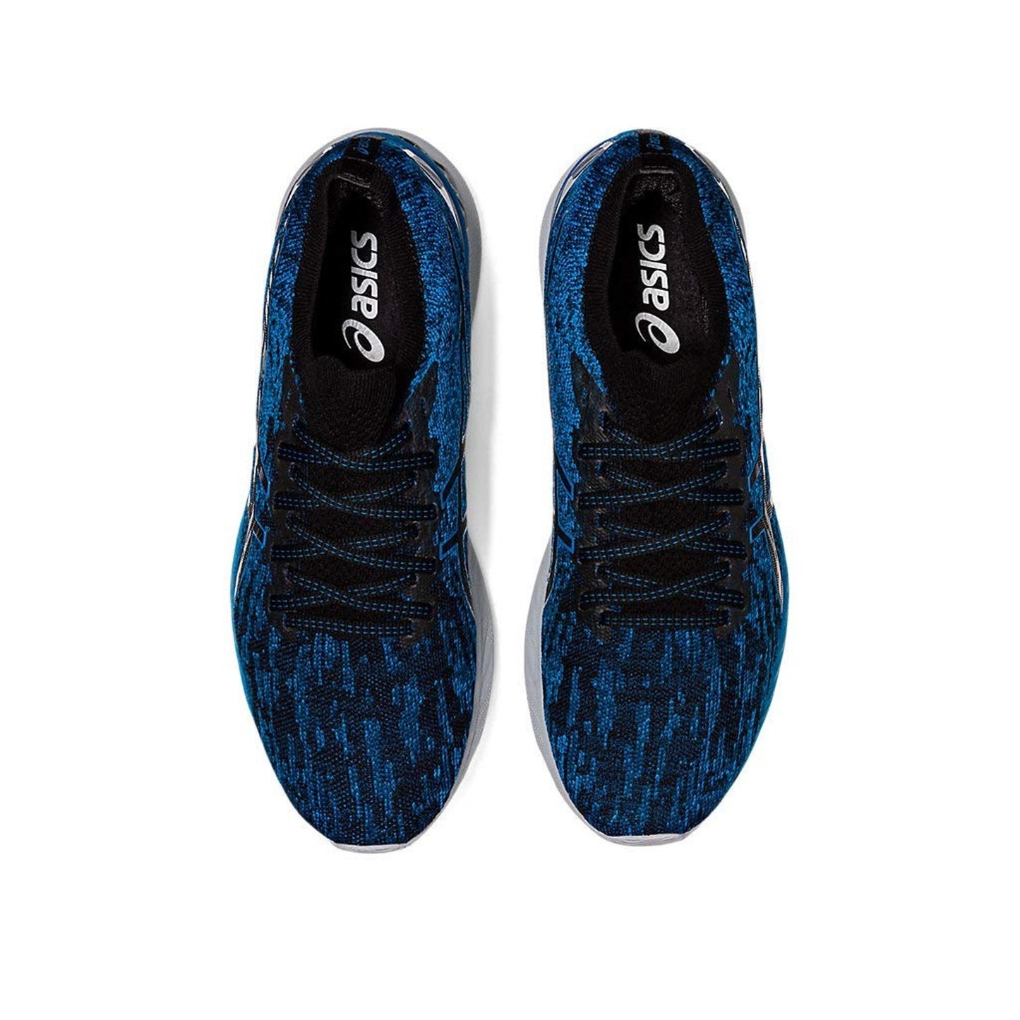 ASICS Men Gel Nimbus 23 Knit Running Shoes Reborn Blue/Black/Knit 9.5 M