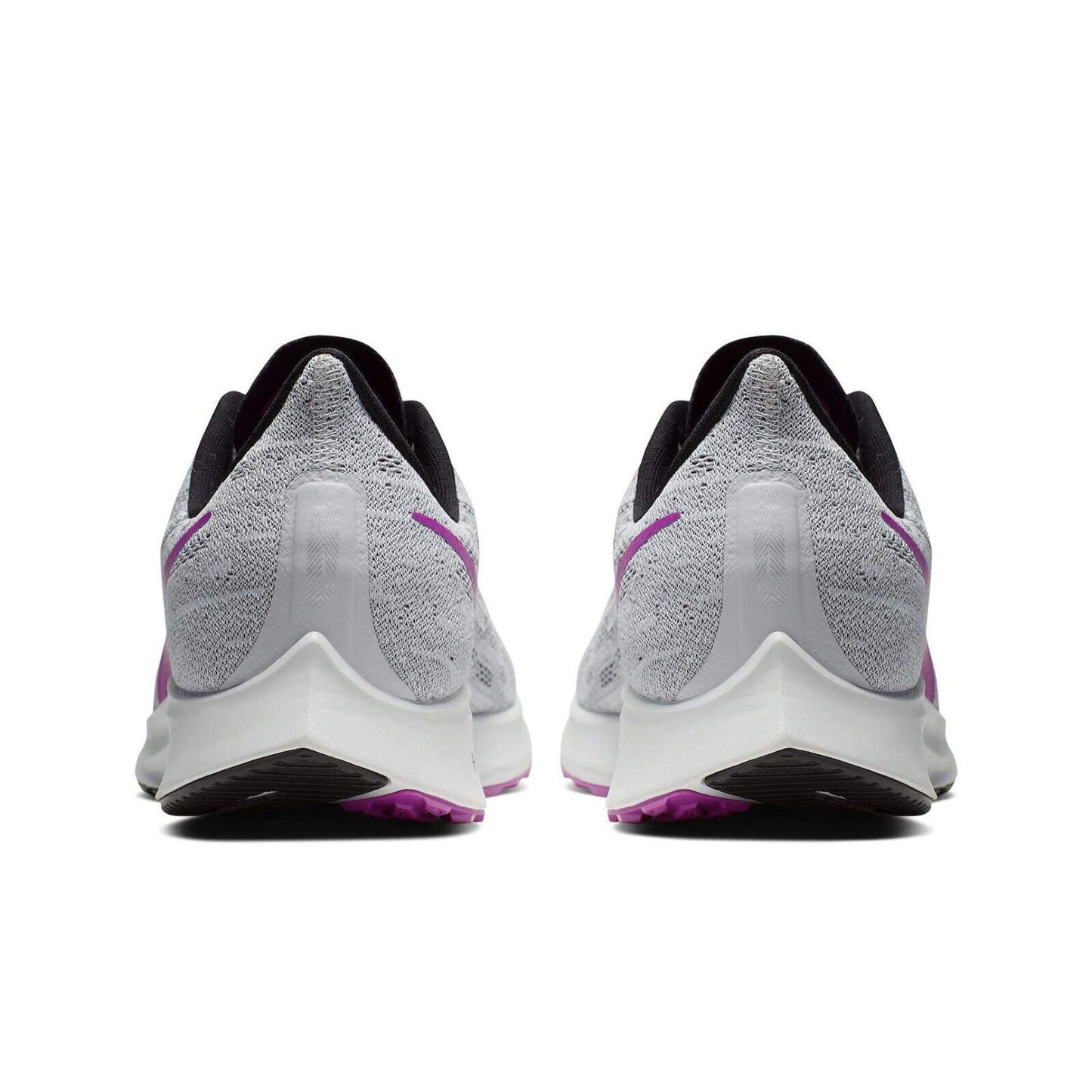 Nike Men Air Zoom Pegasus 36 Running Shoes Pure Platinum/Hyper Violet Men 10 US