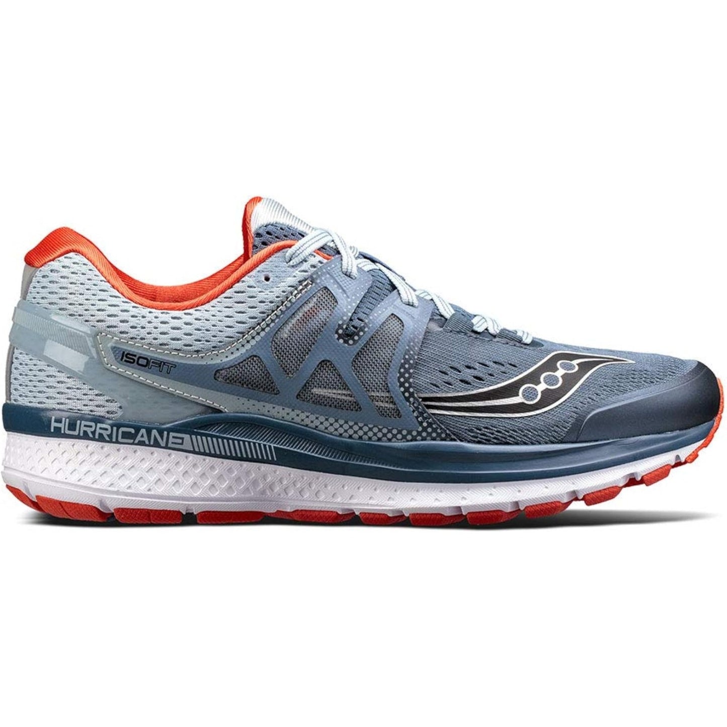 Saucony Hurricane ISO 3 Shoes Mens 9.5 Running Gray Everun Training Sneakers