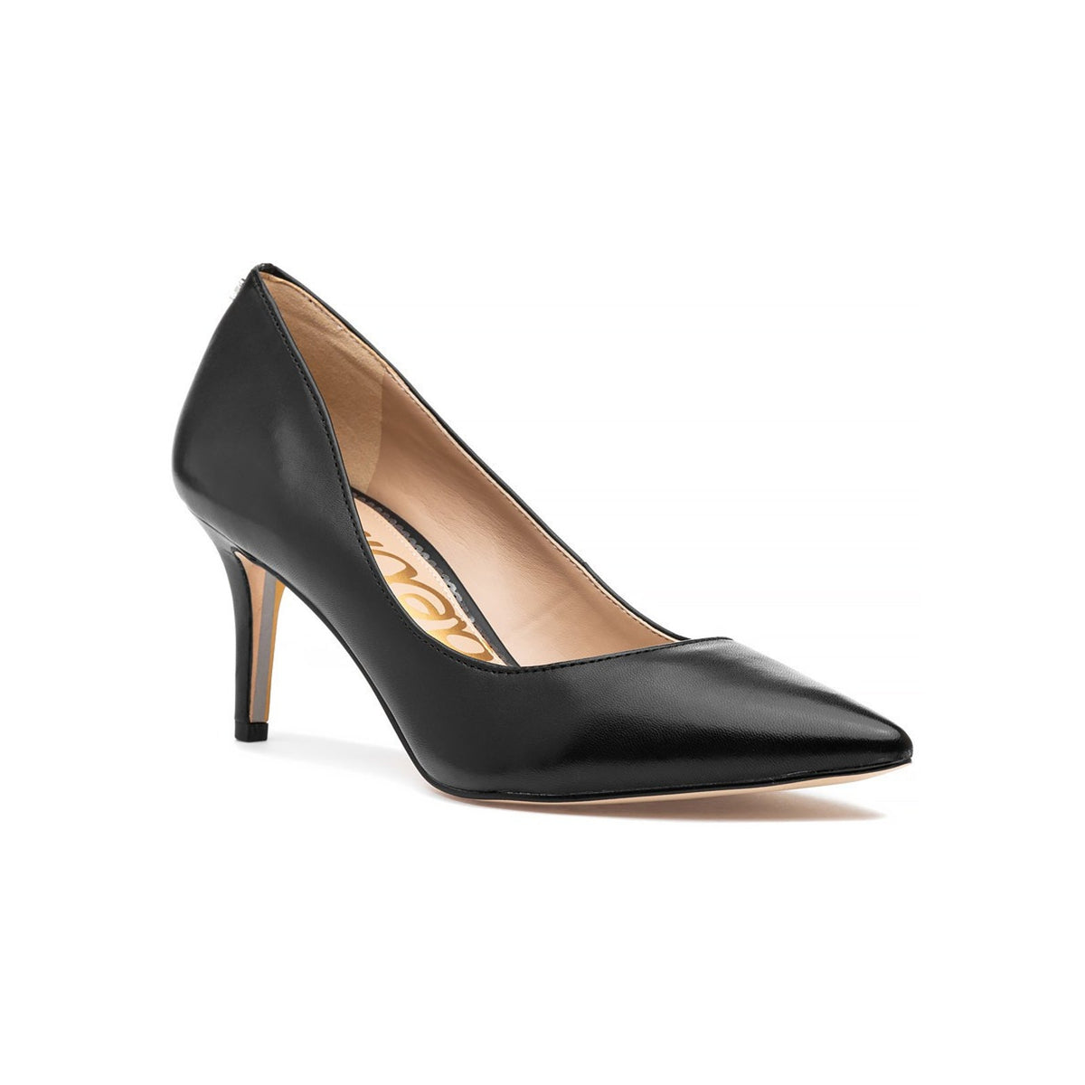 Sam Edelman Jordyn Classic Black Dress Nappa Leather 9.5 M