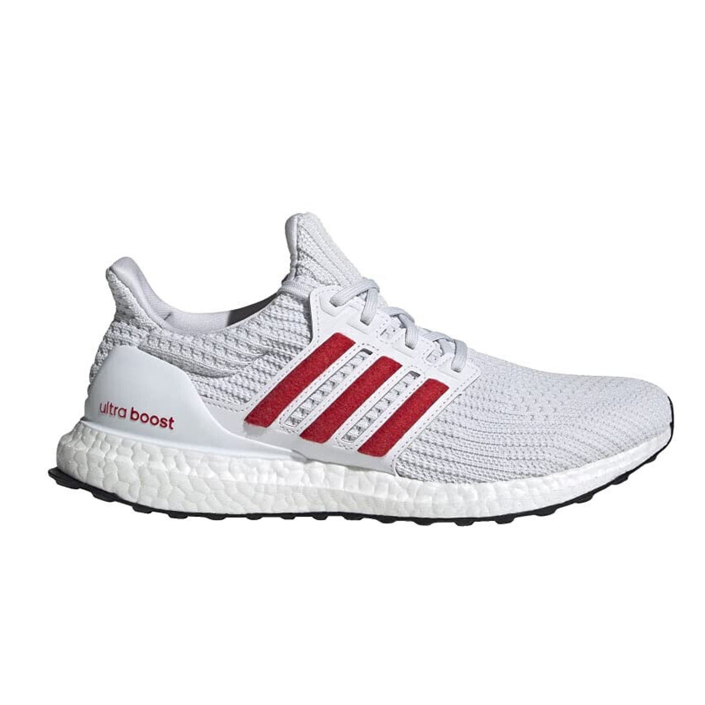 Adidas Ultraboost 4.0 DNA Men's Shoes Color: Footwear White/Silver/RED Size 11