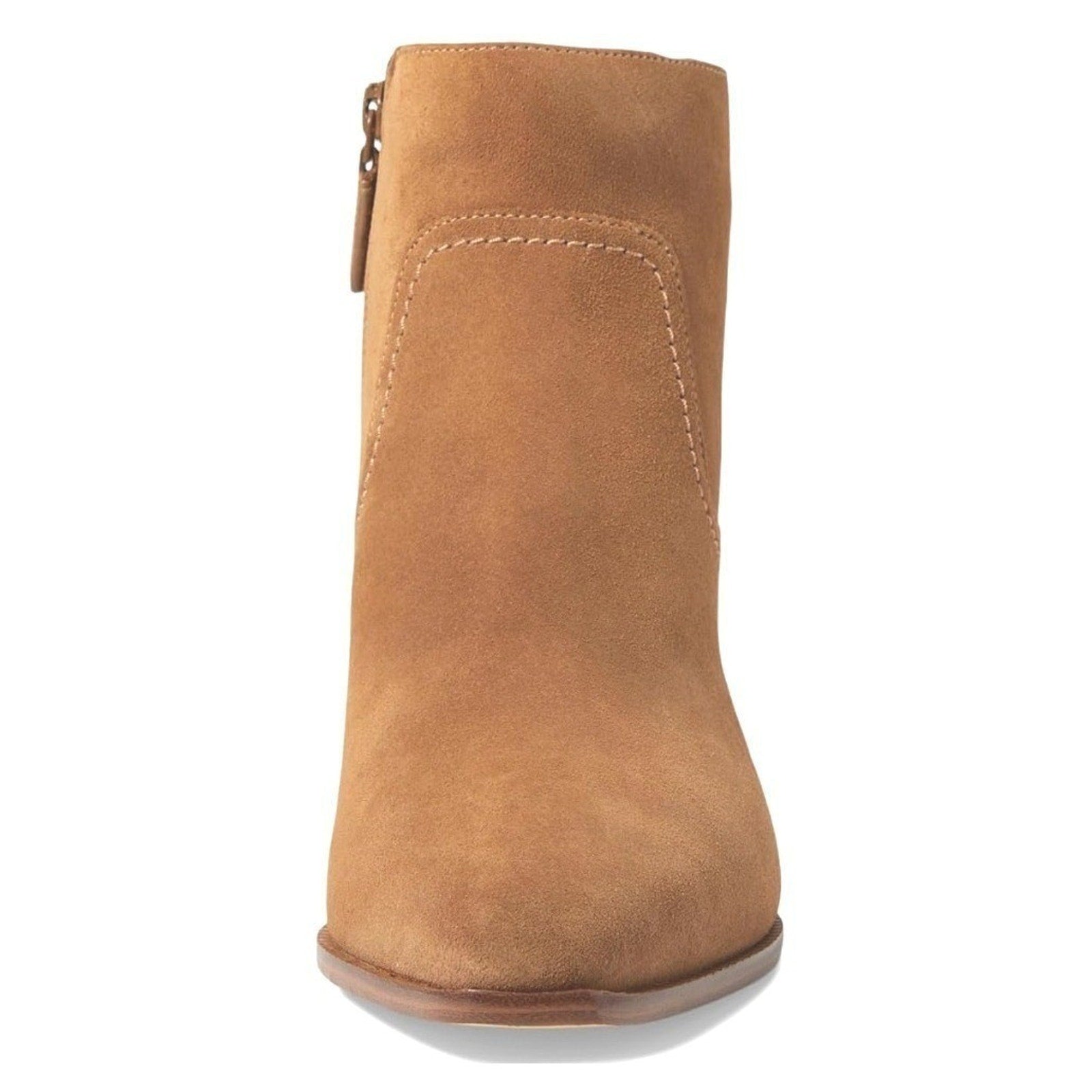 Cole Haan Womens Naia Suede Ankle Boot Snip Toe Zip Western Golden Toffee 11 B Cole Haan