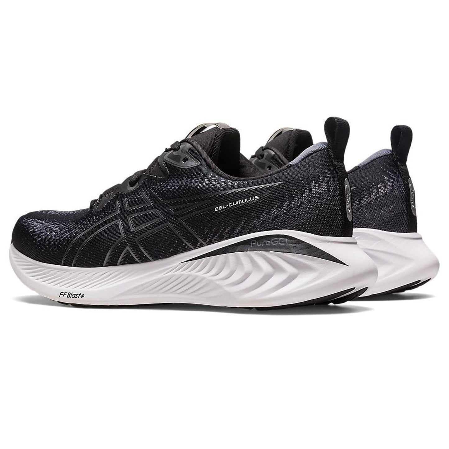 ASICS Women's Gel-Cumulus 25 Running Shoes, Black/White Size 10.5 WIDE