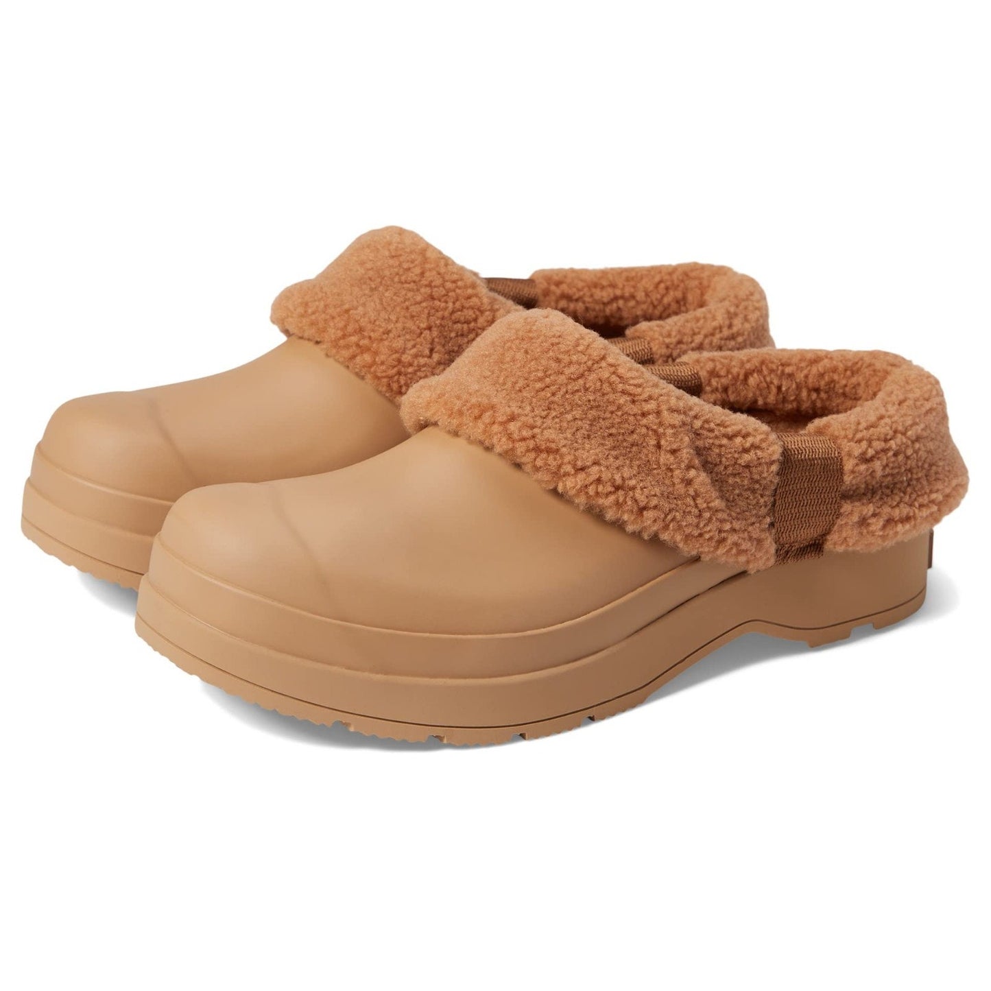 Hunter Play Sherpa Insulated Clog Men’s Artic Moss Rubber Shoe Tawny Size 8 M