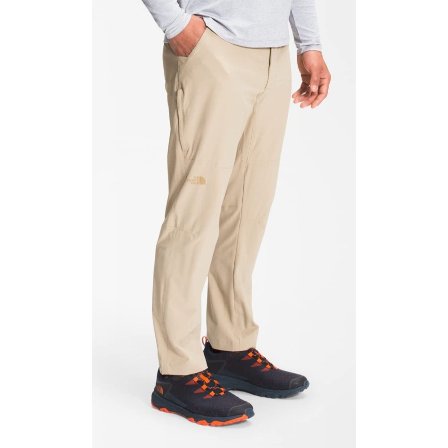 THE NORTH FACE Paramount Active Pants Men's Twill beige Slim Size 38 short