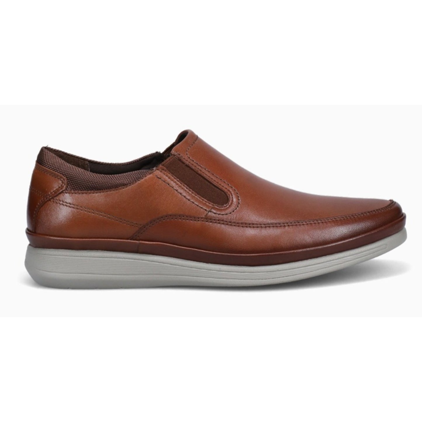 Florsheim Motion Moc Toe Men's Slip On Cognac leather Size 8.5 Wide
