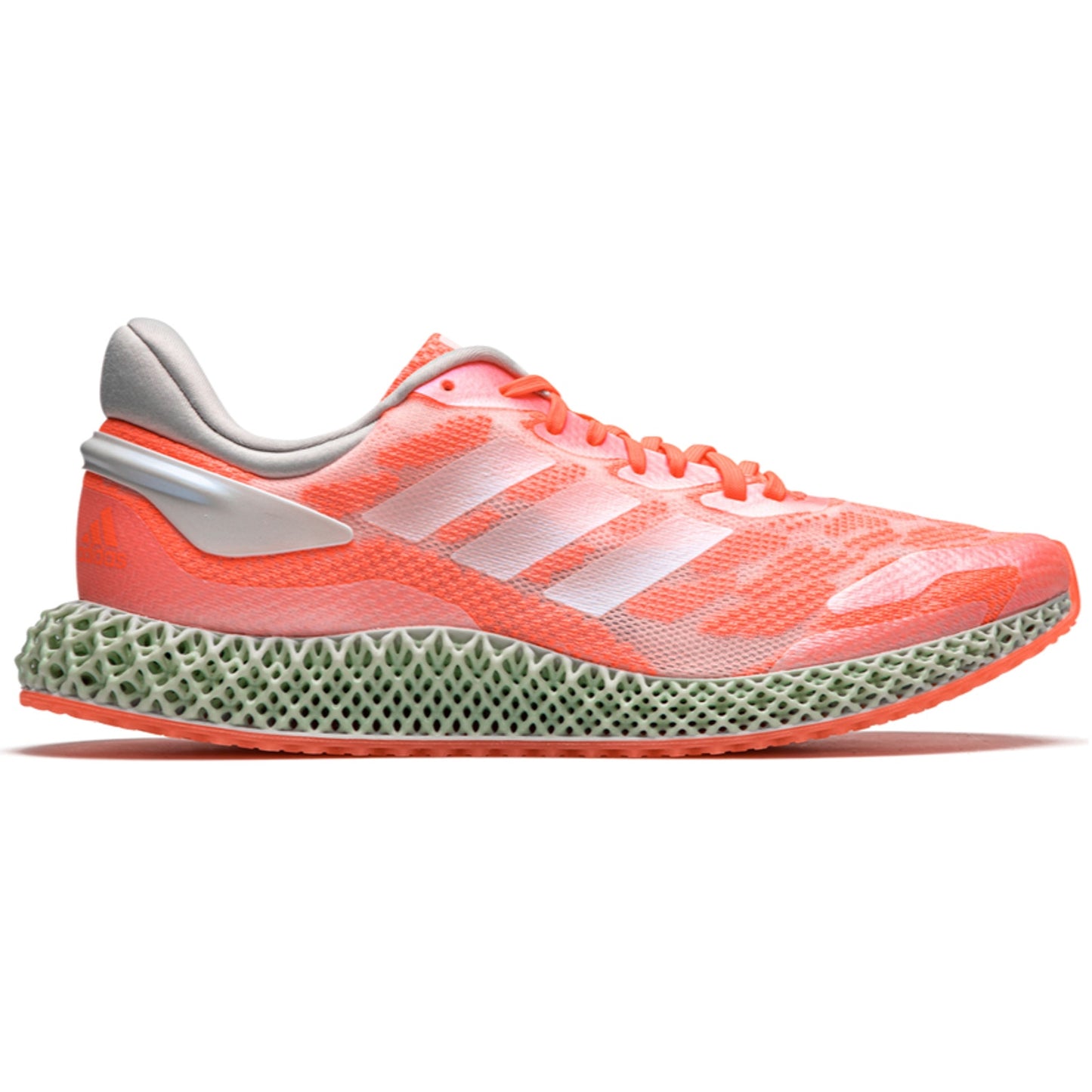 ADIDAS 4D RUN 1.0 FW6838 MEN'S RUNNING SHOE SIZE 12 Cloud White / Coral