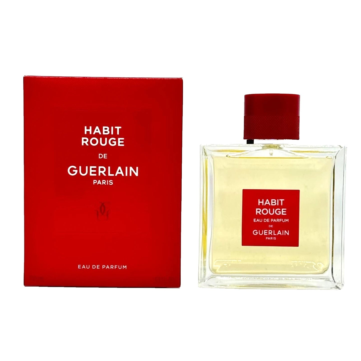 Habit Rouge by Guerlain for Men 3.3 oz Eau de Parfum Spray NEW 100% AUTHENTIC