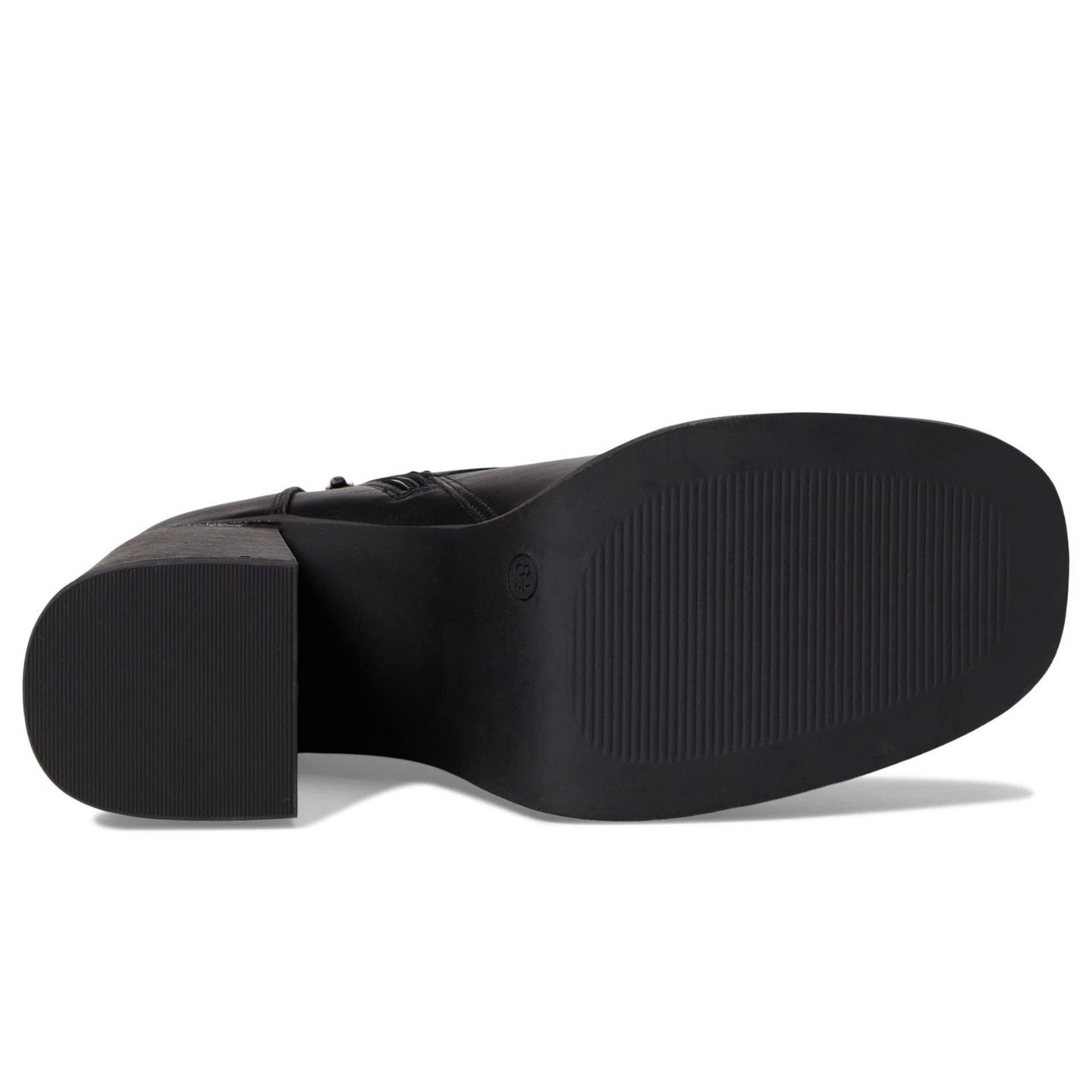 Steve Madden 9.5M Black Leather Persuade Bootie Ankle Boot