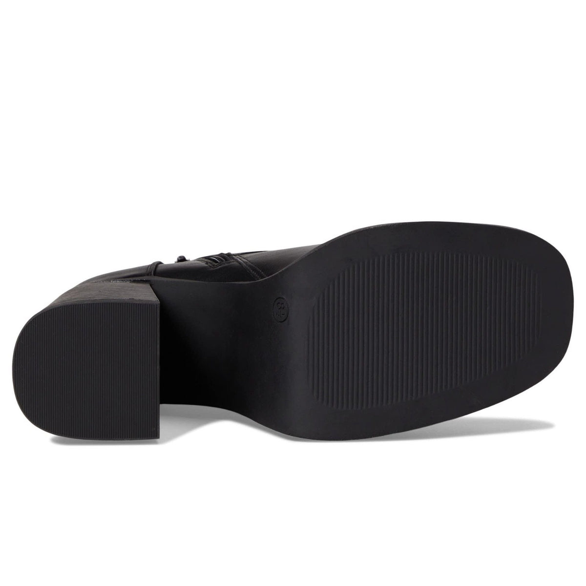 Steve Madden 9.5M Black Leather Persuade Bootie Ankle Boot