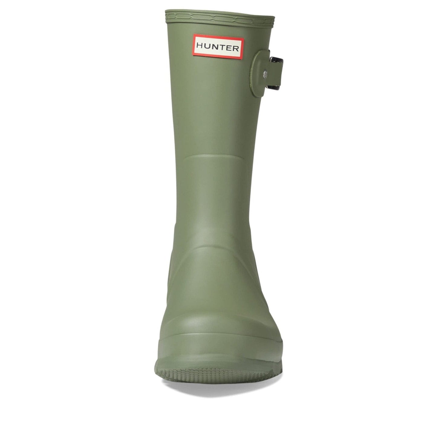 Hunter Original Short Waterproof Rain Boot Logo Backstrap Lichen Green Men's 9 M Hunter